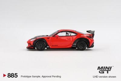 Mini GT 885 Toyota GR86 LB Nation Red 1:64_img_3