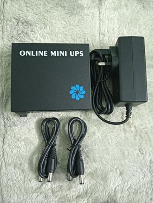 Router Backup Online Mini UPS 12V/12V/9V 6000mAh Powerfull Lithium ion Battery With Charger For Wifi Router, Onu,Access Control And IP Camera With Charger._img_2