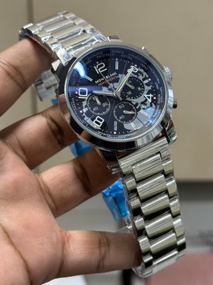 MONTBLANC WORLD MAP CHRONO CHAIN BLACK DIAL_img_0