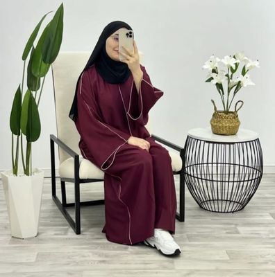 Student Gown Borka Arabic : premium Dubai Cherri_img_0