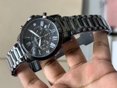 FOSSIL QUARTZ CHAIN CHRONO FULL BLACK_img_0