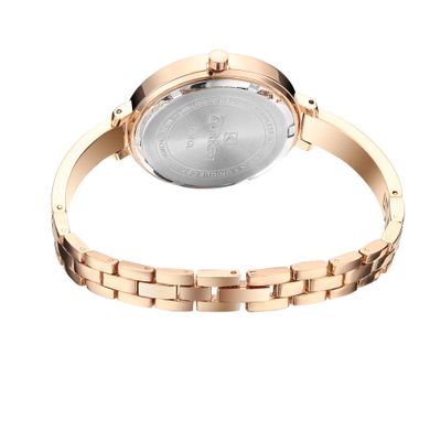 Curren 9012 Ladies Chain Watch- Golden Dial- Golden Bezel- Golden Bracelet+Chain- TF Code CR626CF_img_3