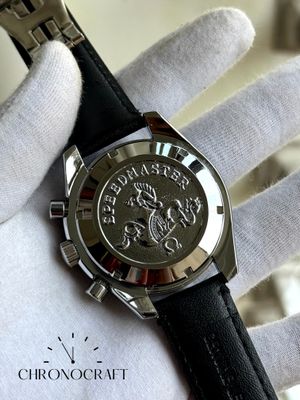 Omega Speedmaster '57 Blue Dial-Black Belt AA_img_2
