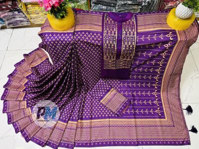 শাড়ি–পাঞ্জাবি কাপল সেট (ব্লাউজ সহ)_img_0