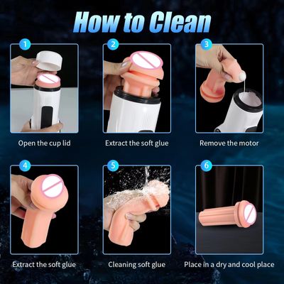 Automatic TPE Channel Vibration Vagina Hands Free Male Blowjob Sucking Masturbators Cup Penis Pump Adult Sex Toys for Men 18_img_2