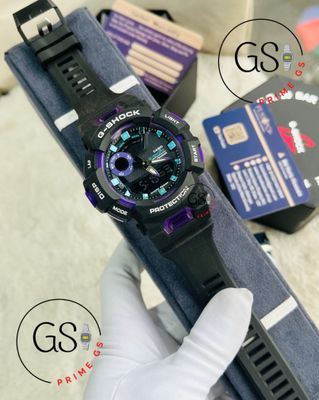 G-Shock Black Purple Tripple Timer 44 mm AA Grade GShock Watch_img_0