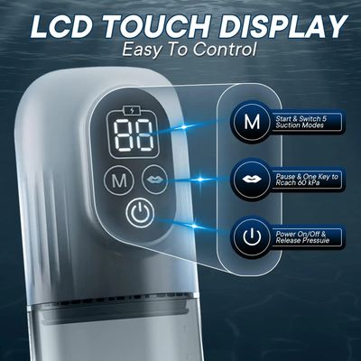 New LCD Electric Penis Pump Penis Enlargement Extend Pump Penis Trainer Sucking Male Masturbators Cup Dick Pump Sex Toys for Men_img_4