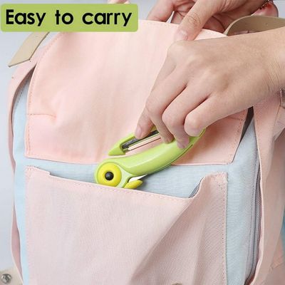 BTFLKNS Ceramic Paring Knife, Bird-shaped folding peeler, Ergonomic Handle Professional Knife, Super Sharp Blade Folding Knife with protective Sheath(Green )_img_1