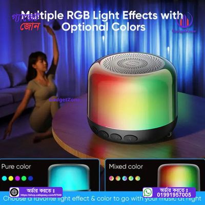 JR-ML03 Transparent Bluetooth Wireless Speaker with Light💥_img_1