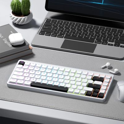 XVX Low Profile White ShineThrough Double Shot PBT Keycaps_img_3