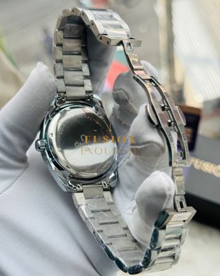 Omega Formal Black Orange Dial Swift Movement Watch (AA Grade)_img_2