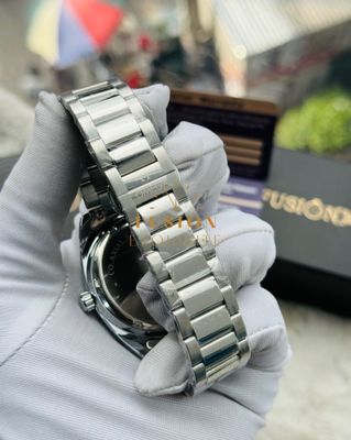 Omega Formal Silver Black Green Dial Swift Movement Watch (AA Grade)_img_3