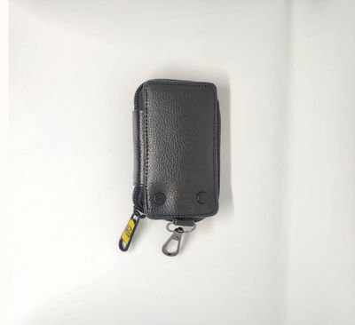 KroyShala Men’s Leather Zipper Keychain Wallet – Premium Key Ring Holder for Car, Bike, Home, Office – Black, Coffee & Chocolate Colors_img_2
