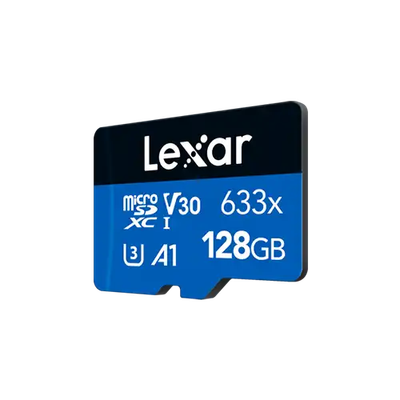 Lexar High-Performance 633x 128GB MicroSDXC UHS-I Memory Card with Adapter_img_1