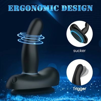 Wearable Dildo Male Prostate Massager Swing Anal Vibrator for Women Wiggle Butt Plug Stimulator Suction Cup Sex Toy for Couples_img_4
