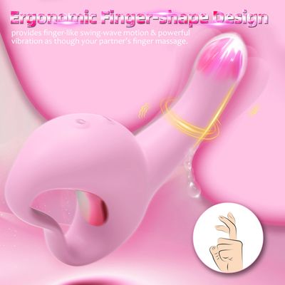 Handle Prostate Massager G-Spot Finger Vibrator Sex Toys For Men Wiggling Male Masturbation Stimulator Anal Dildo For Gay Sissy_img_1