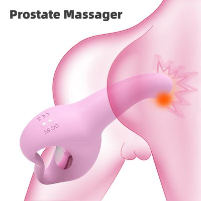 Handle Prostate Massager G-Spot Finger Vibrator Sex Toys For Men Wiggling Male Masturbation Stimulator Anal Dildo For Gay Sissy_img_0