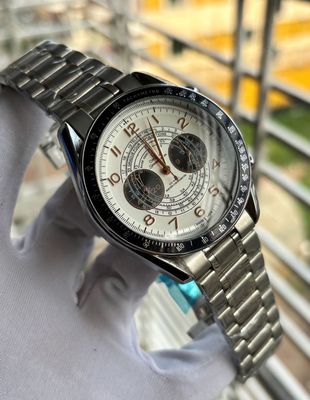Omega Chronoscope Chain Silver White Dial Black Sub_img_0