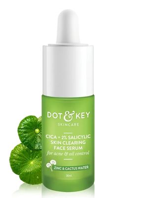 Dot & Key 2% Salicylic Acid + Cica (Centella) Anti Acne Serum with Zinc | Salicylic for Acne and Dark Spots | Serum for Oily Acne Prone Skin & Sensitive Skin | Oil-Free & Non Comedogenic | 30 ml_img_0