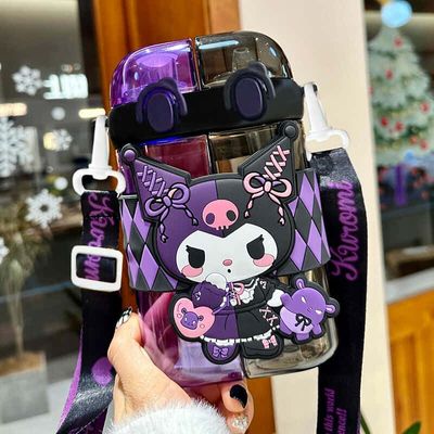 Sanrio Lolita Double-Sided 2-in-1 Water Bottle_img_1