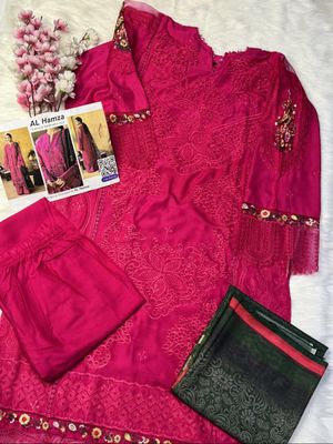 AL Hamza Pink Dress 💖_img_9