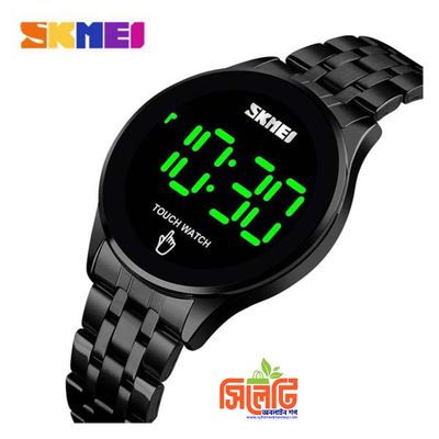 Skmei 1579 Touch Screen Led Digital Watch Luxury Stainless Steel_img_3