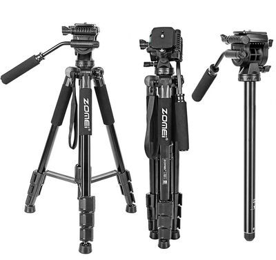 ZOMEI Q310 Professional Camera Video Tripod + Monopod Combo_img_0