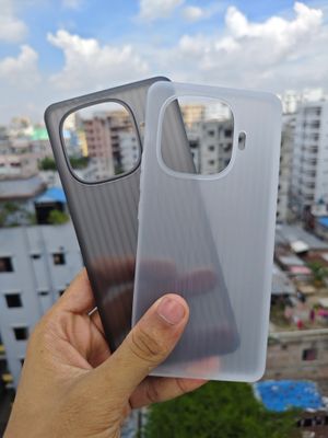 IQOO Z9TURBO Ultra-thin transparent non-yellowing PP shell corrugated mobile phone case