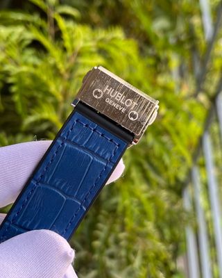CLASSIC FUSION TEXTURED BELT SILVER BLUE (AA)_img_2