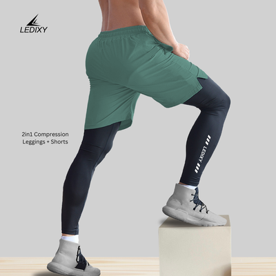2in1 Compression Leggings + Shorts All_img_4