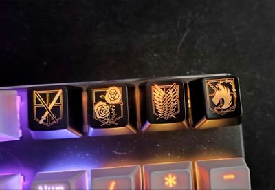 Attack on Titan R4 ABS Keycaps - Set of 4 Keys_img_1
