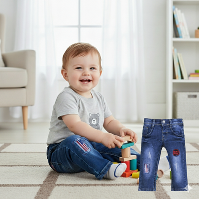 Baby Soft Stretch Stylish & Comfortable Denim Jeans Pants_img_0
