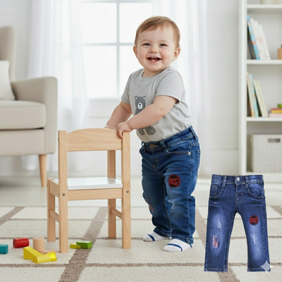 Baby Soft Stretch Stylish & Comfortable Denim Jeans Pants_img_1