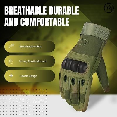 Premium Riding Full Finger Hand Gloves Okkley Brand_img_0