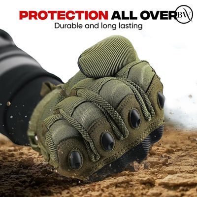 Premium Riding Full Finger Hand Gloves Okkley Brand_img_1