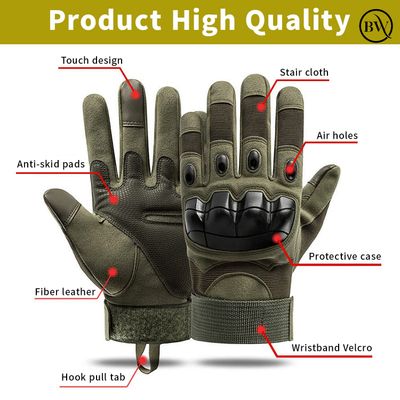 Premium Riding Full Finger Hand Gloves Okkley Brand_img_2