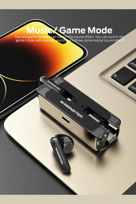 MONSTER AIRMARS XKT08 Bluetooth 5.2 – Gaming & Music- White_img_1