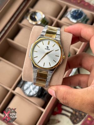 Sober Hexagon (7666 series)| 6.6mm | Dual Tone White Dial_img_0