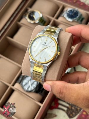 Sober Hexagon (7666 series)| 6.6mm | Dual Tone White Dial_img_8