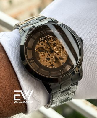 FOSSIL AUTOMATIC CHAIN BLACK NEW_img_3