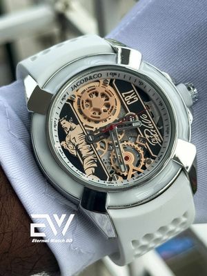 JACOB & CO CR7 QUARTZ SILVER CASE WITH BELT_img_2