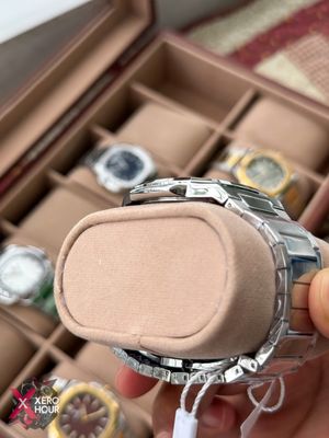 Sober patek Shape (2668 Model) |  6.6mm Slim | Silver with BLACK dial_img_7