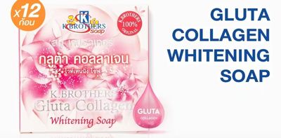 K. BROTHERS Gluta Collagen Whitening Soap 60 g (Face)_img_0