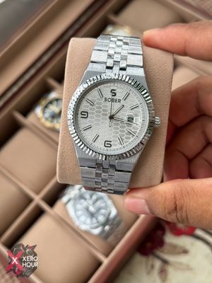 Sober Land Dweller Shape (A15 Model) |  8.7mm Slim | Silver with White Dial_img_0