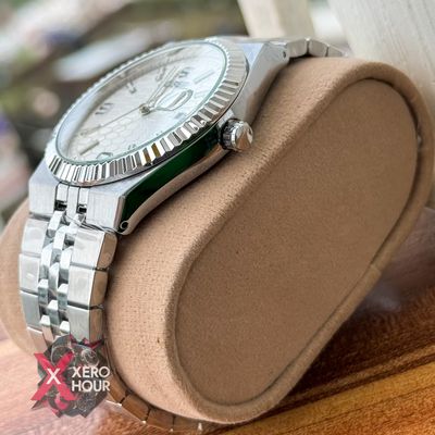 Sober Land Dweller Shape (A15 Model) |  8.7mm Slim | Silver with White Dial_img_7