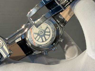 TAG 3 CHRONO SILVER BODY BLACK BELT BLACK DIAL_img_6
