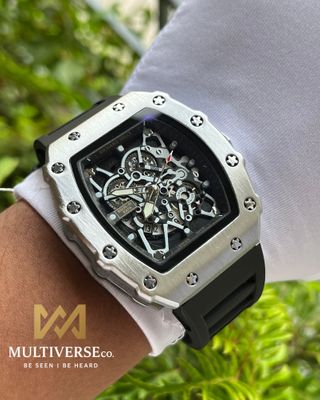 RM SILVER CASE BLACK STRAP (AA)_img_1