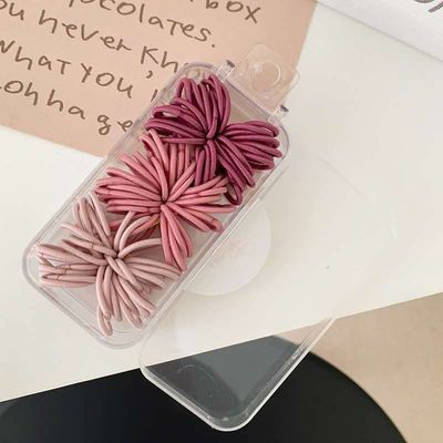 Pinkish Hair Ties - 85 pieces_img_0