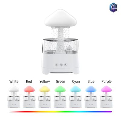 5 IN 1 Bluetooth Speaker Rain Cloud Humidifier, switchable 7 colors, 450ml capacity super quiet, intelligent anti-dry function_img_5