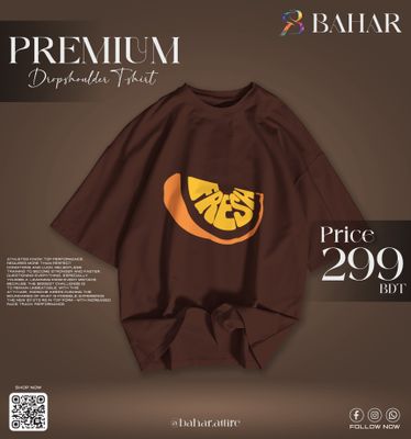 Oversized T-Shirt (Fresh Orange)_img_0
